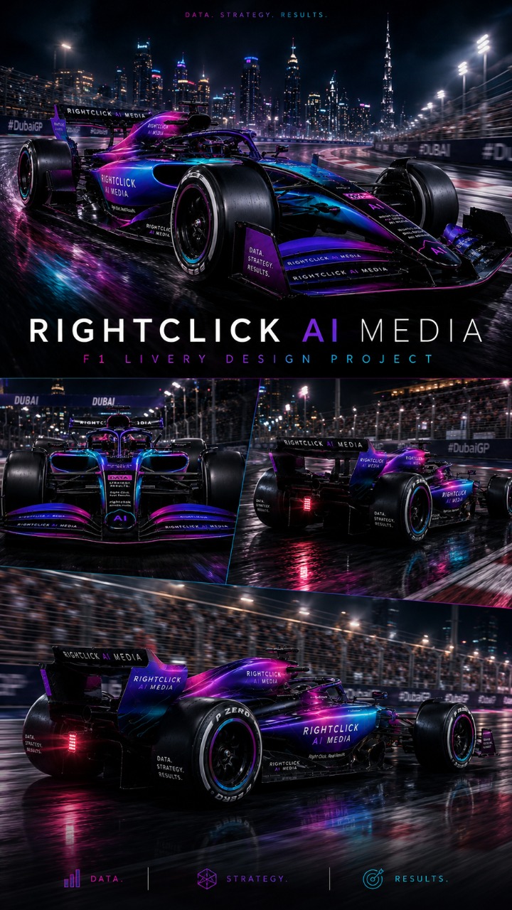 RightClick AI Media — F1 Livery Design Project