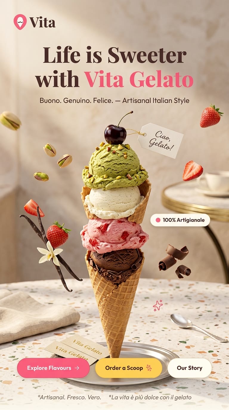 Vita Gelato — Artisanal Italian Gelato